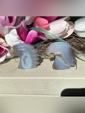 Druzy Agate Eagles